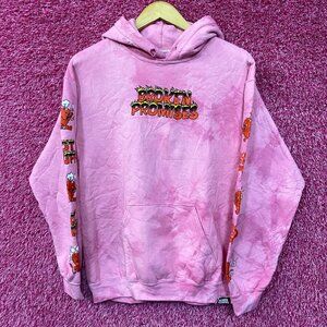 Broken Promises Hot Stuff Tiedye hoodie size Medium